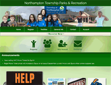 Tablet Screenshot of northamptonrec.com